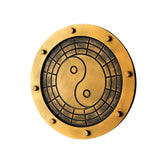 Max Retro Wooden Steampunk Gear Home Bar Wall Hanging Decor Gold #7 30cm