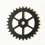 Max Retro Wooden Steampunk Gear Home Bar Wall Hanging Decor Gold #8 30cm