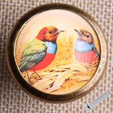 Max Vintage Metal Round Birds Drawer Knob Cupboard Cabinet Knobs Pull Handle #5