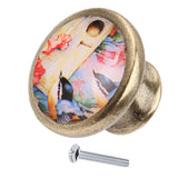 Max Maxb Vintage Metal Round Birds Drawer Knob Cupboard Cabinet Knobs Pull Handle #13