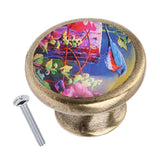 Max Maxb Vintage Metal Round Birds Drawer Knob Cupboard Cabinet Knobs Pull Handle #15