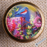 Max Maxb Vintage Metal Round Birds Drawer Knob Cupboard Cabinet Knobs Pull Handle #15