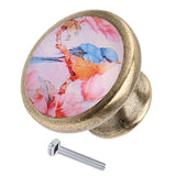 Max Maxb Vintage Metal Round Birds Drawer Knob Cupboard Cabinet Knobs Pull Handle #16