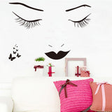 Max kitchen bedroom Wall Stickers Art Room Removable Decals  eyelash