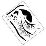 Max kitchen bedroom Wall Stickers Art Room Removable Decals  eyelash