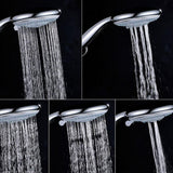 Max Universal 5 Mode Function Chrome Large Bath Handset Shower Head Sprayer #1