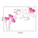 Max kitchen bedroom Wall Stickers Art Room Removable Decals  Sweet Hearts