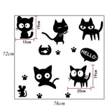 Max kitchen bedroom Wall Stickers Art Room Removable Decals  Cats