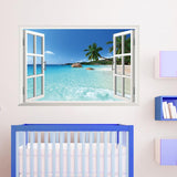 Max kitchen bedroom Wall Stickers Art Room Removable Decals  Sea Beach