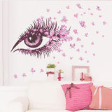 Max kitchen bedroom Wall Stickers Art Room Removable Decals  Pink Eyes