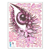 Max kitchen bedroom Wall Stickers Art Room Removable Decals  Pink Eyes