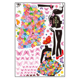 Max kitchen bedroom Wall Stickers Art Room Removable Decals  umbrella girl