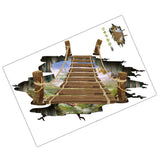 Max kitchen bedroom Wall Stickers Art Room Removable Decals  Suspension bridge