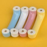 Max Minimalist Cartoon Pastoral Cabinet Door Handle Ceramic Drawer Pull White S