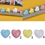 Max Maxb Heart Shaped Ceramic Door Drawer Bin Handle Pull Knob Hardware Blue