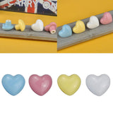 Max Maxb Heart Shaped Ceramic Door Drawer Bin Handle Pull Knob Hardware Blue