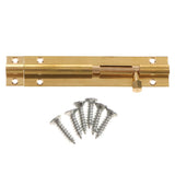 Maxbell Brass Door Slide Catch Lock Bolt Latch Barrel Home Gate Security #4 4inch