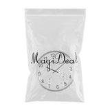 Max Maxb Minimalist Non-Ticking Quartz Wall Clock Thermometer Hygrometer Silver