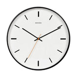 Max Maxb Simple Silent Non-ticking Round Wall Clock Easy to Read Black 14 Inch
