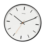 Max Maxb Simple Silent Non-ticking Round Wall Clock Easy to Read Black 14 Inch
