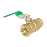 Max Brass Ball Valve Threaded Shut-Off Switch Handle Valve Connector 6#DN15