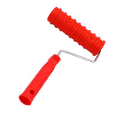 Max 7" Assorted Embossed Floral Pattern Painting Roller with Plastic Handle A