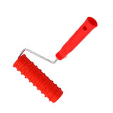 Max 7" Assorted Embossed Floral Pattern Painting Roller with Plastic Handle A