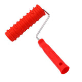 Max 7" Assorted Embossed Floral Pattern Painting Roller with Plastic Handle A