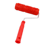 Max 7" Assorted Embossed Floral Pattern Painting Roller with Plastic Handle F