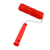Max 7" Assorted Embossed Floral Pattern Painting Roller with Plastic Handle F
