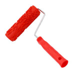 Max 7" Assorted Embossed Floral Pattern Painting Roller with Plastic Handle F