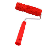 Max 7" Assorted Embossed Floral Pattern Painting Roller with Plastic Handle J