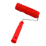 Max 7" Assorted Embossed Floral Pattern Painting Roller with Plastic Handle J