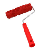 Max 7" Assorted Embossed Floral Pattern Painting Roller with Plastic Handle K
