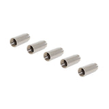 Max 5Pcs Double End Stainless Steel Hose Pipe Extension Connector Adapter  50mm