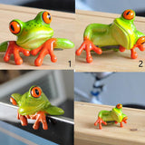 Max Maxb Resin Creative 3D Craft Frog Figurine Office Desk Computer Decoration #1
