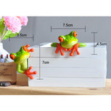Max Maxb Resin Creative 3D Craft Frog Figurine Office Desk Computer Decoration #1