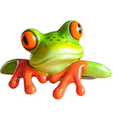 Max Maxb Resin Creative 3D Craft Frog Figurine Office Desk Computer Decoration #1