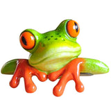 Max Maxb Resin Creative 3D Craft Frog Figurine Office Desk Computer Decoration #1