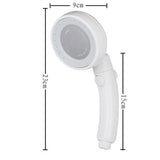 Maxbell Multicolor 360 Degree Rotating Handheld Shower Head with Pause Switch Gray