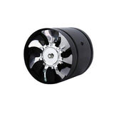 Maxbell 6 inch 40W Inline Duct Booster Fan Ventilation Exhaust Air Blower Black