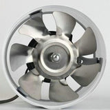 Maxbell 6 inch 40W Inline Duct Booster Fan Ventilation Exhaust Air Blower Black