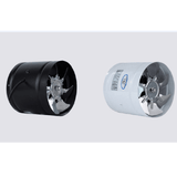 Maxbell 6 inch 40W Inline Duct Booster Fan Ventilation Exhaust Air Blower Black