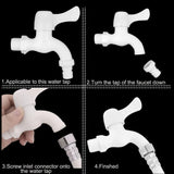 Maxbell Washer PVC Water Pipe Connector Washing Machine Inlet Hose Pipe 3/4 4m