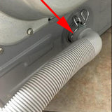 Maxbell Flexible Elbow Drain Hose Pipe With Bracket For Washer Washing Machine 4m