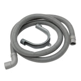Maxbell Flexible Elbow Drain Hose Pipe With Bracket For Washer Washing Machine 4m
