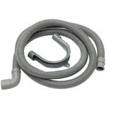Maxbell Flexible Elbow Drain Hose Pipe With Bracket For Washer Washing Machine 4m