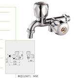 Maxbell Wall Mounted Bathroom Faucet Cold Water Tap 1