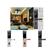Maxbell Smart Fingerprint Home Security Door Lock IC Card Electronic Lock Silver