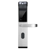 Maxbell Smart Fingerprint Home Security Door Lock IC Card Electronic Lock Silver